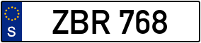Truck License Plate